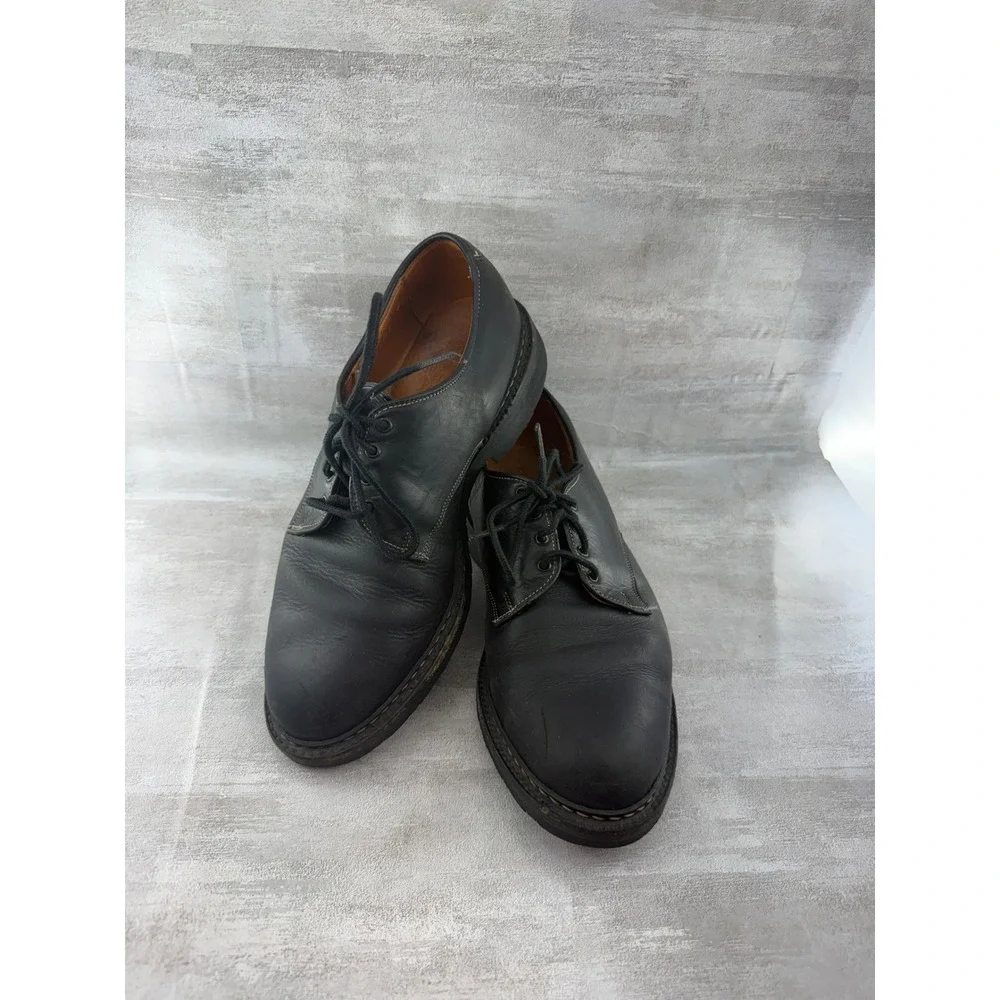 Allen Edmonds Wilbert Black Leather Split Toe Derby Shoes 91839 Men Sz 8D